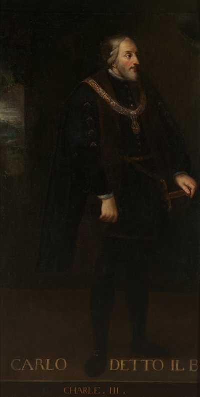 Portrait of Charles III by Unbekannt Unbekannt